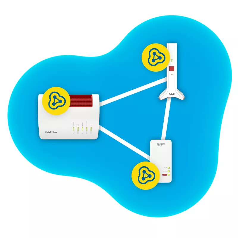 Repetidor 3000 AX Repetidor de rede 2400 Mbit/s Branco