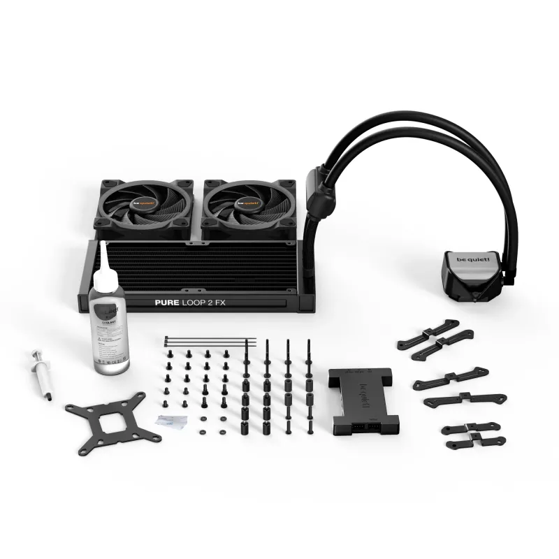 be quiet Pure Loop 2 FX 240mm Refrigeração líquida all-in-one para processador 12 cm Preto 1 unid.