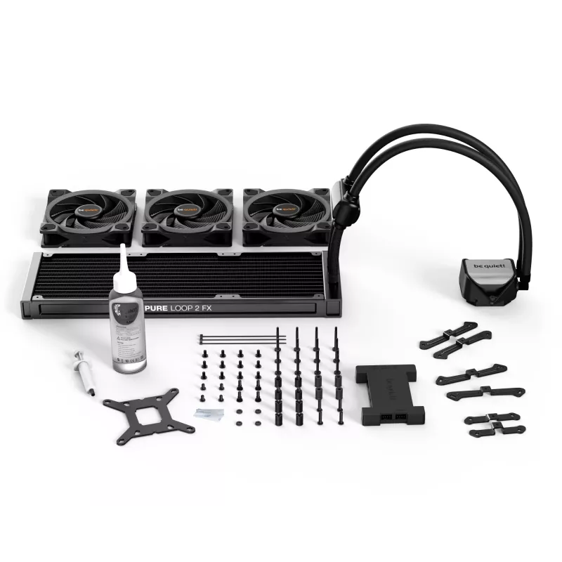 be quiet Pure Loop 2 FX 360mm Refrigeração líquida all-in-one para processador 12 cm Preto 1 unid.