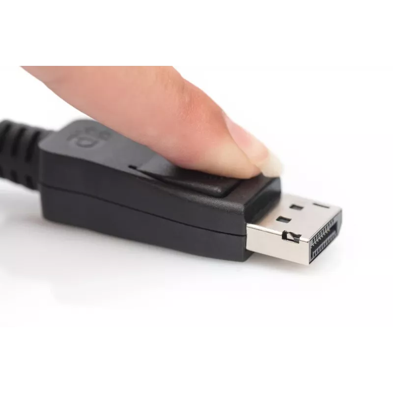Cabo DisplayPort DIGITUS, M/M, 1m Ultra HD 8K, Ver. 1.3/1.4, Standard