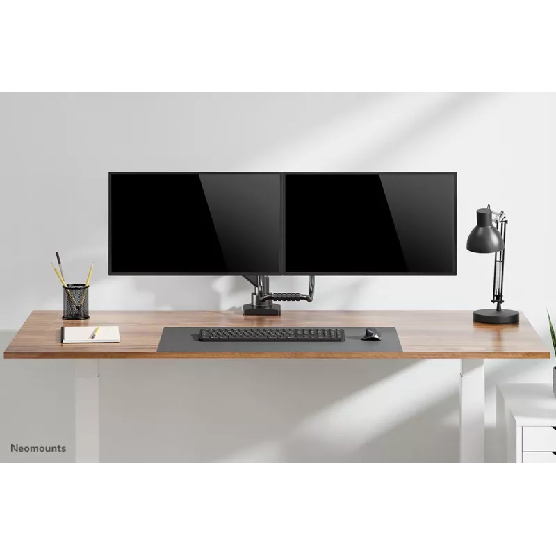 Suporte para monitor Neomounts DS75-450BL2 17-32 polegadas - Mola a gás - Fixação à mesa - Bloqueio a 180°
