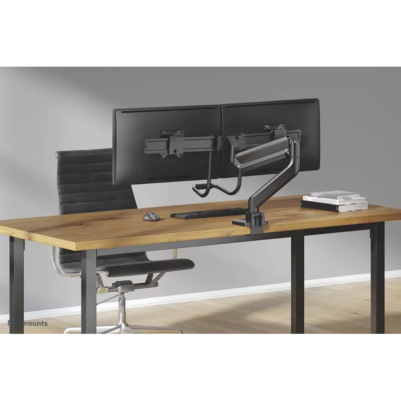 Suporte para monitor Neomounts DS75-450BL2 17-32 polegadas - Mola a gás - Fixação à mesa - Bloqueio a 180°