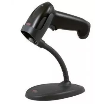 Leitor de códigos de barras HONEYWELL Voyager 1250g Kit USB - Inclui leitor preto 1250g e cabo espiral USB Type-A 3m e suporte de apresentação Flex-Neck e documentação
