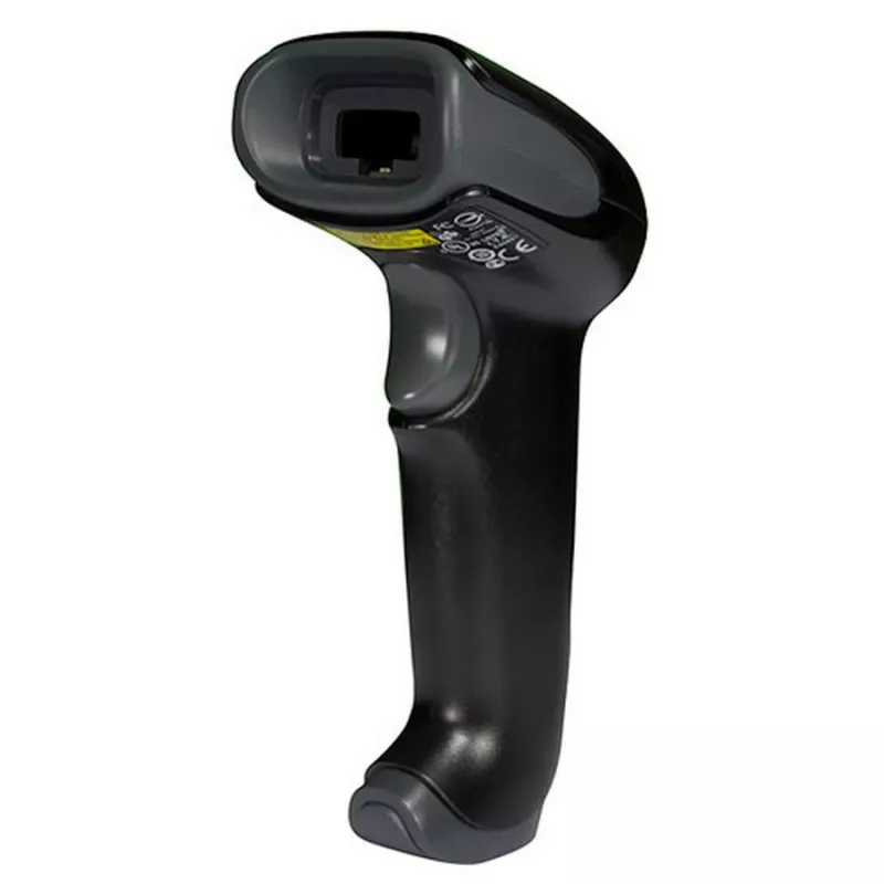 Leitor de códigos de barras HONEYWELL Voyager 1250g Kit USB - Inclui leitor preto 1250g e cabo espiral USB Type-A 3m e suporte de apresentação Flex-Neck e documentação