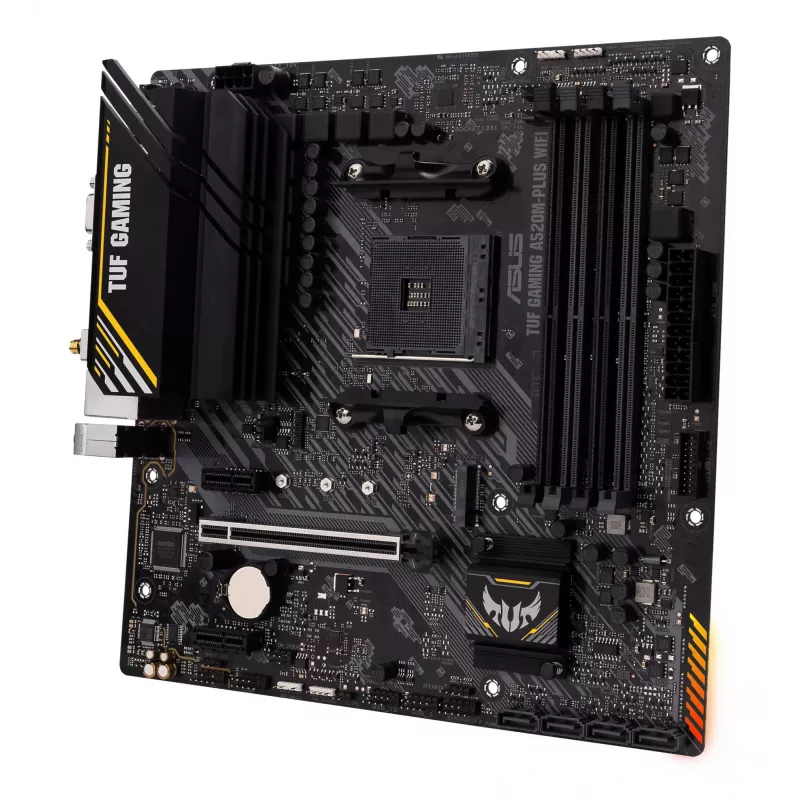 ASUS TUF GAMING A520M-PLUS WIFI AMD A520 Socket AM4 micro ATX