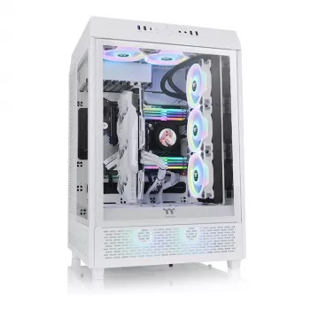 Thermaltake Ceres 500 TG ARGB Snow caixa Midi Tower para PC, branca