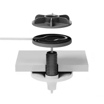 Logitech Mic Pod Pendant Mount (952-000123) suporte de teto para Rally Mic Pod, branco
