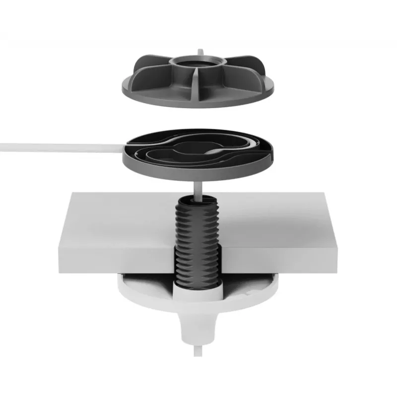 Logitech Mic Pod Pendant Mount (952-000123) suporte de teto para Rally Mic Pod, branco