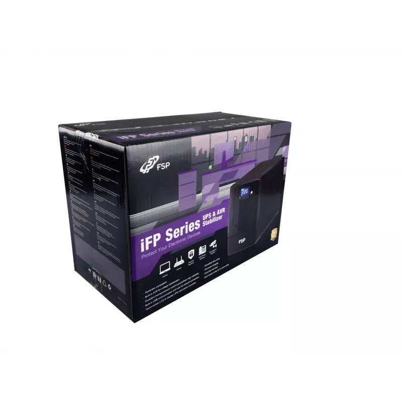 FSP iFP 1500 unidade de alimentação ininterrupta (UPS) Line-Interactive 1,5 kVA 900 W 2 saídas AC