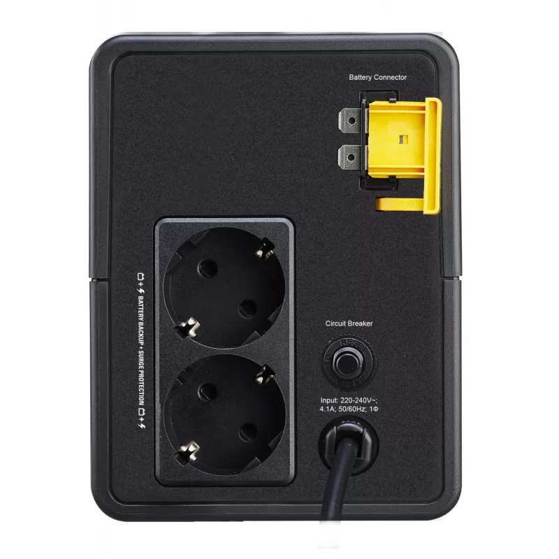 APC BVX900LI-GR unidade de alimentação ininterrupta (UPS) Line-Interactive 0,9 kVA 480 W 2 saídas AC