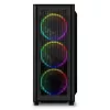 Caixa de PC Sharkoon RGB Wave Desktop preto