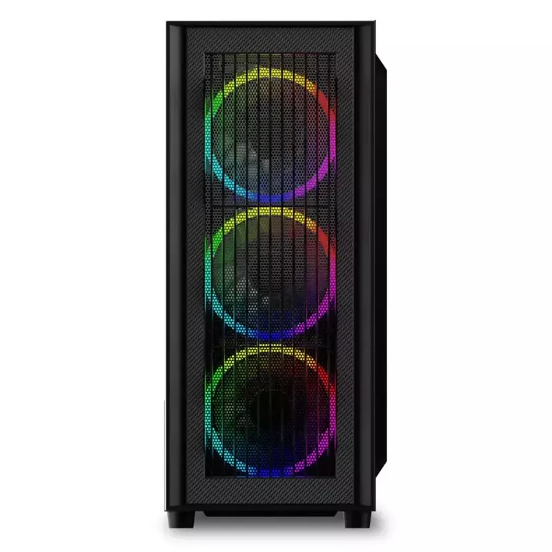 Caixa de PC Sharkoon RGB Wave Desktop preto