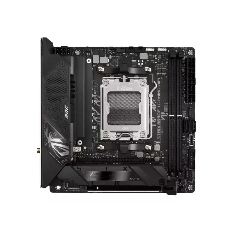 Motherboard ASUS ROG STRIX B650E-I GAMING WIFI mini ITX — AMD B650, Socket AM5, DDR5, 2x M.2, Wi‑Fi 6E, LAN 2,5 Gb