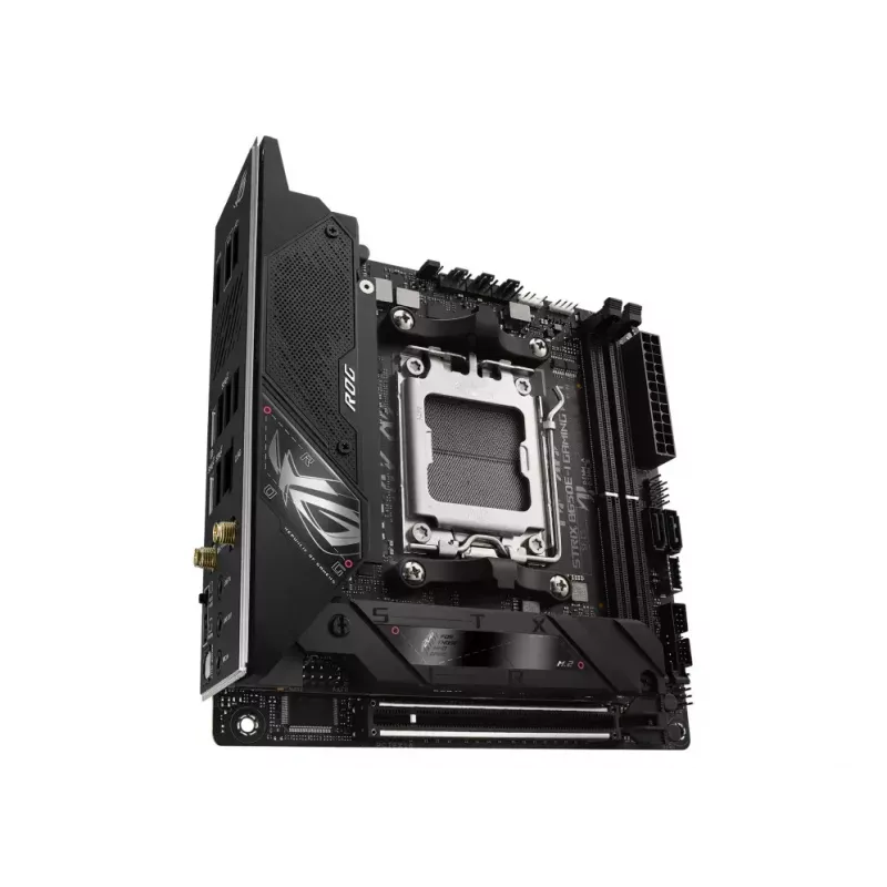 Motherboard ASUS ROG STRIX B650E-I GAMING WIFI mini ITX — AMD B650, Socket AM5, DDR5, 2x M.2, Wi‑Fi 6E, LAN 2,5 Gb
