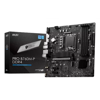 Motherboard MSI PRO B760M-P DDR4 Intel B760 LGA 1700 micro ATX