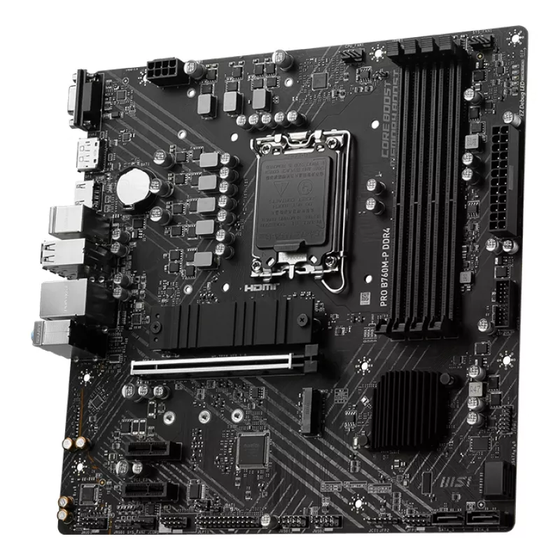 Motherboard MSI PRO B760M-P DDR4 Intel B760 LGA 1700 micro ATX