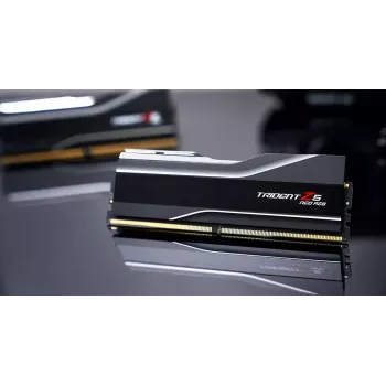 DIMM 32 GB DDR5-6000 (2x 16 GB) Dual-Kit, memória RAM preta, F5-6000J3636F16GX2-TZ5NR, Trident Z NEO RGB, AMD EXPO