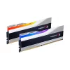 DIMM 32 GB DDR5-6400 (2x 16 GB) Dual-Kit, memória RAM prateada, F5-6400J3239G16GX2-TZ5RS, Trident Z5 RGB, INTEL XMP