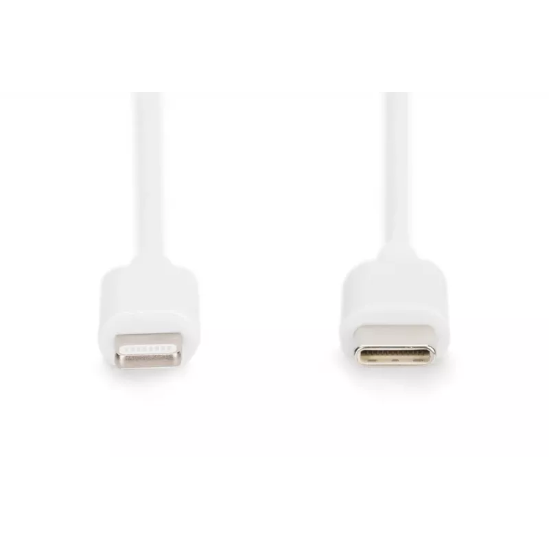 Cabo de carregamento USB-C – Lightning Digitus Data DB-600109-010-W