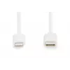 DIGITUS DB-600109-020-W cabo de USB-C para Lightning, certificado MFi, Power Delivery 2.0, 2 m, branco