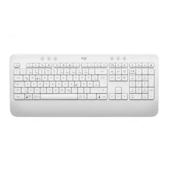 LOGITECH Signature K650 Teclado sem fios - Off-white - alemão Qwertz