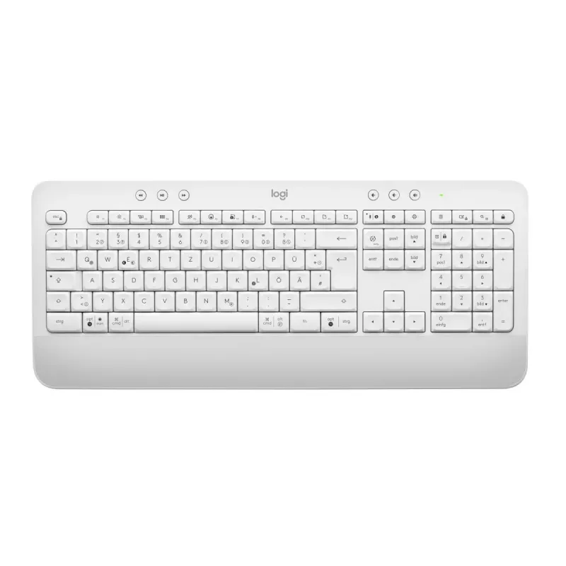 LOGITECH Signature K650 Teclado sem fios - Off-white - alemão Qwertz
