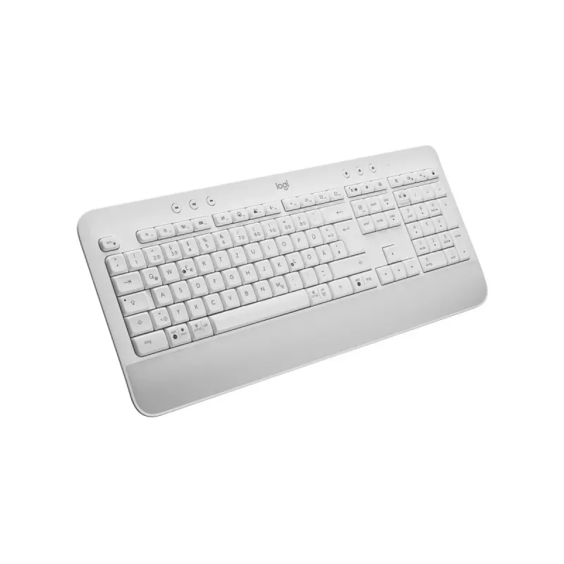 LOGITECH Signature K650 Teclado sem fios - Off-white - alemão Qwertz