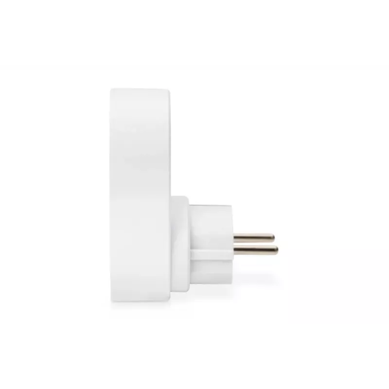 DIGITUS Fonte de alimentação com 2 portas USB 250V, 50 Hz, USB: 5V, 2,1A, branco / cinzento