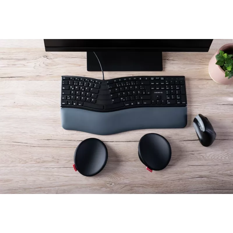 CHERRY SLIDEPAD ERGO apoio de pulso preto