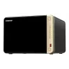 QNAP TS-664 NAS torre Intel® Celeron® N5095 8 GB DDR4 0 TB QNAP QTS preto, bronze