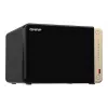 QNAP TS-664 NAS torre Intel® Celeron® N5095 8 GB DDR4 0 TB QNAP QTS preto, bronze