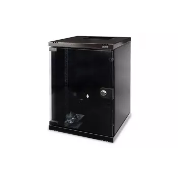 Caixa de montagem na parede DIGITUS 312x300mm (10 polegadas) 9U 464x312x300 mm preto