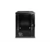 Caixa de montagem na parede DIGITUS 312x300mm (10 polegadas) 9U 464x312x300 mm preto