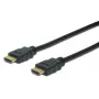 Cabo de ligação HDMI High Speed DIGITUS, tipo A M/M, 1m com Ethernet, Ultra HD 60p, dourado preto