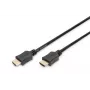 Cabo de ligação HDMI High Speed DIGITUS, tipo A M/M, 3m com Ethernet, Ultra HD 60p, dourado preto