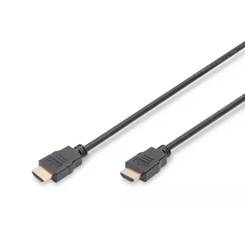 Cabo de ligação HDMI standard DIGITUS tipo A macho/macho 2m com Ethernet HDMI 1.4 Full HD (ak-330114-020-s)