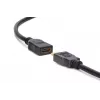 Cabo de extensão HDMI High Speed DIGITUS, tipo A M/F, 3 m com Ethernet, Ultra HD 24p, dourado preto