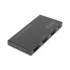 Splitter HDMI ultra fino DIGITUS, 1x2, 4K/60Hz HDR, HDCP 2.2, 18 Gbps, alimentação Micro-USB