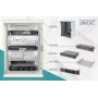 Conjunto de rede DIGITUS 10in-9U 312x300mm caixa prateleira PDU 8Port patch panel