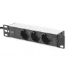 Conjunto de rede DIGITUS 10in-9U 312x300mm caixa prateleira PDU 8Port patch panel