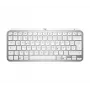 Teclado sem fios iluminado minimalista LOGITECH - MX KEYS MINI - Pale Gray - Qwertz alemão