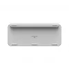 Teclado sem fios iluminado minimalista LOGITECH - MX KEYS MINI - Pale Gray - Qwertz alemão