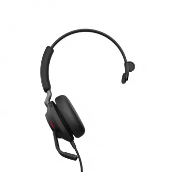 Jabra Evolve2 40 SE USB-A, UC Mono, com fios, telefonia/música, 20 - 20000 Hz, 113 g, headset, preto