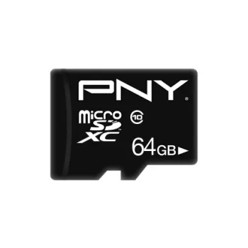 Cartão MicroSDXC PNY Performance Plus 64 GB Classe 10 P-SDU64G10PPL-GE