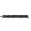 DIGITUS 1U PDU de alumínio montável em rack 8x C13 2x C19 16A 230VAC 50/60Hz ficha IEC C20