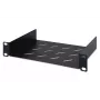 Prateleira fixa DIGITUS 254 mm (10 polegadas) 1U 44x254x150 mm, cor preto (RAL 9005)