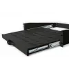 Prateleira extraível DIGITUS 2U para armários a partir de 450 mm de profundidade 88x483x352 mm, até 30 kg, preto (RAL 9005)