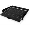 Prateleira extraível DIGITUS 2U para armários a partir de 450 mm de profundidade 88x483x352 mm, até 30 kg, preto (RAL 9005)