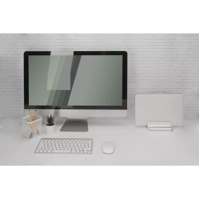 Suporte vertical para portátil DIGITUS, alumínio prateado