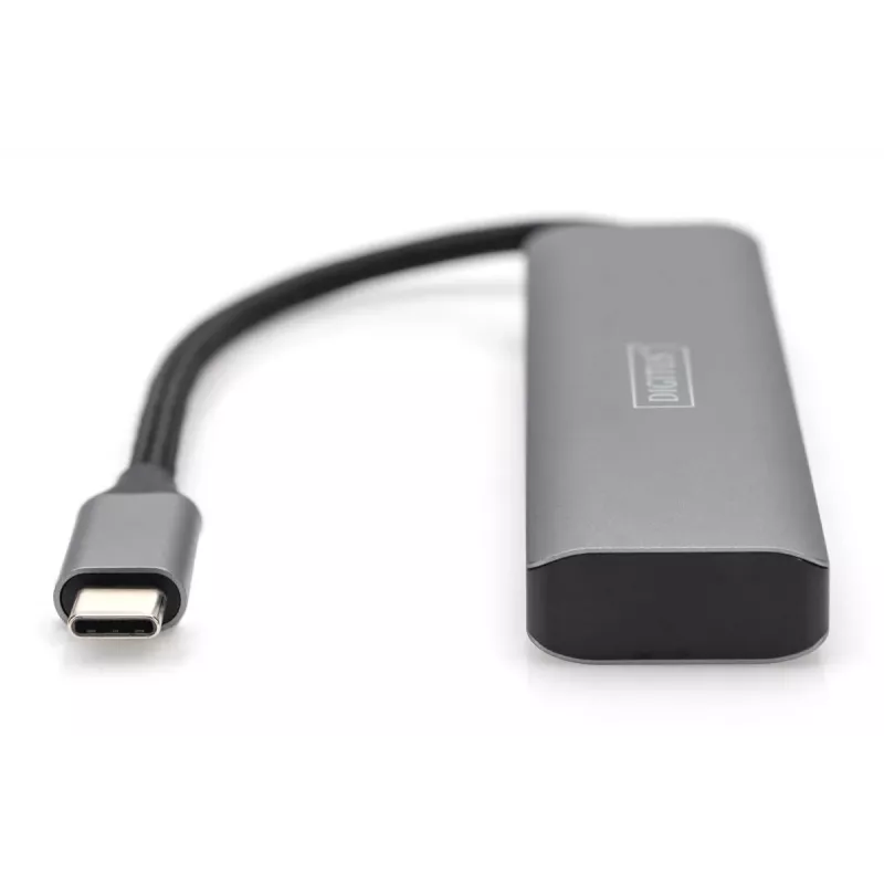 HUB USB-C 4 portas DIGITUS 2x USB-A + 2x USB-C Gen2